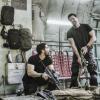"Boarding Party" -- Jason and the SEAL team must rescue a group of researchers being held hostage on a ship in the South China Sea. Also, Clay is ranked in the "bottom five" of his class, jeopardizing his future as a SEAL, on SEAL TEAM, Wednesday, Oct. 11 (9:00-10:00 PM, ET/PT) on the CBS Television Network. Pictured left to right: Neil Brown Jr. as Ray Perry, David Boreanaz as Jason Hayes. Photo: Monty Brinton/CBS ÃÂ©2017 CBS Broadcasting, Inc. All Rights Reserved