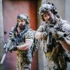 "Getaway Day" -- Jason and the SEAL Team must leave their families immediately when their deployment date is moved up after the team they were going to relieve is ambushed. Also, Jason and Alana make a big decision about their future, and Clay and Stella feel the weight of his marriage proposal, on SEAL TEAM, Wednesday, Jan. 31 (9:01-10:00 PM, ET/PT) on the CBS Television Network. Pictured left to right: Tyler Grey as Trent, AJ Buckley as Sonny Quinn and David Boreanaz as Jason Hayes. Photo: Erik Voake/CBS ÃÂ©2017 CBS Broadcasting, Inc. All Rights Reserved