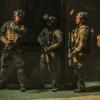"Takedown" -- The SEAL Team sends Ray undercover in a busy spice market to make a high stakes money swap, and Jason attempts to take down a terrorist known to wear a suicide belt. Also, Ray realizes the devastating consequences of his decisions, on SEAL TEAM, Wednesday, April 25 (9:01-10:00 PM, ET/PT) on the CBS Television Network. Pictured L to R: Tyler Grey as Trent, Neil Brown Jr as Ray Perry, David Boreanaz as Jason hayes, and AJ Buckley as Sonny Quinn. Photo: Michael Yarish/CBS ÃÂ©2018 CBS Broadcasting, Inc. All Rights Reserved