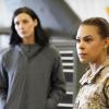"The Cost of Doing Business" -- After Jason lies about the severity of his concussion to get cleared for combat, he and the SEAL Team plan a final mission to avenge Echo Team\'s deaths once and for all before they return home from deployment, on the first season finale of SEAL TEAM, Wednesday, May 16 (9:01-10:00 PM, ET/PT) on the CBS Television Network. Pictured L to R: Jessica Pare\' as Mandy Ellis and Toni Trucks as Lisa Davis. Photo: Erik Voake/CBS ÃÂ©2018 CBS Broadcasting, Inc. All Rights Reserved