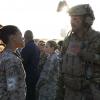 "The Cost of Doing Business" -- After Jason lies about the severity of his concussion to get cleared for combat, he and the SEAL Team plan a final mission to avenge Echo Team\'s deaths once and for all before they return home from deployment, on the first season finale of SEAL TEAM, Wednesday, May 16 (9:01-10:00 PM, ET/PT) on the CBS Television Network. Pictured L to R: Toni Trucks as Lisa Dcaid and David Boreanaz as Jason hayes. Photo: Erik Voake/CBS ÃÂ©2018 CBS Broadcasting, Inc. All Rights Reserved
