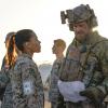 "The Cost of Doing Business" -- After Jason lies about the severity of his concussion to get cleared for combat, he and the SEAL Team plan a final mission to avenge Echo Team\'s deaths once and for all before they return home from deployment, on the first season finale of SEAL TEAM, Wednesday, May 16 (9:01-10:00 PM, ET/PT) on the CBS Television Network. Pictured L to R: Toni Trucks as Lisa Dcaid and David Boreanaz as Jason hayes. Photo: Erik Voake/CBS ÃÂ©2018 CBS Broadcasting, Inc. All Rights Reserved