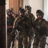 "The Worst of Conditions" -- After tragedy strikes, Jason is faced with a huge decision regarding his future with Bravo Team, on SEAL TEAM, Wednesday, Oct. 17 (9:00-10:00 PM, ET/PT) on the CBS Television Network. Pictured: AJ Buckley as Sonny Quinn, Tyler Grey as Trent, Justin Melnick as Brock and Max Thieriot as Clay Spenser. Photo: MontyBrinton/CBS ÃÂ©2018 CBS Broadcasting, Inc. All Rights Reserved