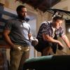 "Hold What You Got" -- Bravo Team partners with the Mexican Marines to hunt the head of one of the most powerful and lethal drug cartels in Mexico, on SEAL TEAM, Wednesday, Nov. 7 (9:01-10:00 PM, ET/PT) on the CBS Television Network. Pictured L to R:  Neil Brown Jr as Ray Perry and David Boreanaz as Jason Hayes. Photo: Erik Voake/CBS ÃÂ©2018 CBS Broadcasting, Inc. All Rights Reserved