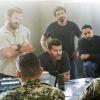 "Hold What You Got" -- Bravo Team partners with the Mexican Marines to hunt the head of one of the most powerful and lethal drug cartels in Mexico, on SEAL TEAM, Wednesday, Nov. 7 (9:01-10:00 PM, ET/PT) on the CBS Television Network. Pictured L to R:  Judd Lormand as Lieutenant Commander Eric Blackburn, David Boreanaz as Jason Hayes, Justin Melnick as Brock, Neil Brown Jr. as Ray Perry, and AJ Buckley as Sonny Quinn. Photo: Cliff Lipson/CBS ÃÂ©2018 CBS Broadcasting, Inc. All Rights Reserved