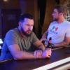 "Outside the Wire" -- Bravo Team continues to follow tips that will lead to Andres Doza, the head of one of the most powerful and lethal drug cartels in Mexico, on SEAL TEAM, Wednesday, Nov. 14 (9:01-10:00 PM, ET/PT) on the CBS Television Network. Pictured L to R: AJ Buckley as Sonny Quinn and Max Thieriot as Clay Spenser. Photo: Erik Voake/CBS ÃÂ©2018 CBS Broadcasting, Inc. All Rights Reserved