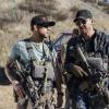 "What Appears to Be" -- Bravo Team works with the Congolese Army on a covert mission to capture the head of a rebel militia group. Also, Jason argues with Emma about college, and Sonny and Davis make a big decision about their future, on SEAL TEAM, Wednesday, March 20 (10:00-11:00 PM, ET/PT) on the CBS Television Network. Pictured L to R: Max Thieriot as Clay Spenser and David Boreanaz as Jason Hayes. Photo: Sonja Flemming/CBS ÃÂ©2018 CBS Broadcasting, Inc. All Rights Reserved