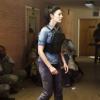 "All Along the Watchtower: Part 2" -- While on a mission abroad to protect U.S. ambassador Nicole Marsden (Khandi Alexander), Bravo Team must fight off enemy attackers trying to infiltrate their compound, on SEAL TEAM, Wednesday, Nov. 6 (9:01-10:00 PM, ET/PT) on the CBS Television Network. Pictured: Jessica Paré as Mandy Ellis. Photo: Aaron Epstein/CBS 2019 CBS Broadcasting, Inc. All Rights Reserved.