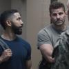 "The Ones You Can\'t See" -- As Jason contemplates surgery for an injury, Bravo Team is on a mission abroad to help the secret service prevent a sniper attack on U.S. dignitaries, on SEAL TEAM, Wednesday, Nov. 20 (9:01-10:00 PM, ET/PT) on the CBS Television Network. Pictured L to R: Neil Brown Jr. as Ray Perry and David Boreanaz as Jason Hayes. Photo: screengrab/CBS 2019 CBS Broadcasting, Inc. All Rights Reserved.