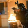 "Kill or Cure" -- Bravo team is on a mission to protect aid convoys in an Ebola hot zone after a warlord steals preserved samples of the virus that can be weaponized, on SEAL TEAM, Wednesday, Dec. 4 (9:00-10:00 PM, ET/PT) on the CBS Television Network. Pictured: Max Thieriot as Clay Spenser. Photo: Erik Voake/CBS ©2019 CBS Broadcasting, Inc. All Rights Reserved