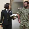 "Unbecoming an Officer" -- Jason leads Bravo Team on his first mission back following surgery, and Ensign Davis faces disciplinary action, on SEAL TEAM, Wednesday, Dec. 11 (9:01-10:00 PM, ET/PT) on the CBS Television Network. The episode was directed by series star and veteran Tyler Grey.  Pictured: Toni Trucks as Lisa Davis and Judd Lormand as Lt. Cdr. Eric Blackburn. Photo: Sonja Flemming/CBS ©2019 CBS Broadcasting, Inc. All Rights Reserved