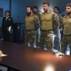 "Unbecoming an Officer" -- Jason leads Bravo Team on his first mission back following surgery, and Ensign Davis faces disciplinary action, on SEAL TEAM, Wednesday, Dec. 11 (9:01-10:00 PM, ET/PT) on the CBS Television Network. The episode was directed by series star and veteran Tyler Grey.  Pictured L to R: Toni Trucks as Lisa Davis, AJ Buckley as Sonny Quinn, Tyler Grey as Trent Sawyer, David Boreanaz as Jason Hayes, Justin Melnick as Brock Reynolds, Max Thieriot as Clay Spenser, and Scott Foxx as Full Metal. Photo: Sonja Flemming/CBS ©2019 CBS Broadcasting, Inc. All Rights Reserved