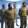 "Unbecoming an Officer" -- Jason leads Bravo Team on his first mission back following surgery, and Ensign Davis faces disciplinary action, on SEAL TEAM, Wednesday, Dec. 11 (9:01-10:00 PM, ET/PT) on the CBS Television Network. The episode was directed by series star and veteran Tyler Grey.  Pictured L to R:Justin Melnick as Brock Reynolds, AJ Buckley as Sonny Quinn,  Scott Foxx as Full Metal, David Boreanaz as Jason Hayes, and Max Thieriot as Clay Spenser. Photo: Sonja Flemming/CBS ©2019 CBS Broadcasting, Inc. All Rights Reserved