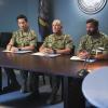 "Unbecoming an Officer" -- Jason leads Bravo Team on his first mission back following surgery, and Ensign Davis faces disciplinary action, on SEAL TEAM, Wednesday, Dec. 11 (9:01-10:00 PM, ET/PT) on the CBS Television Network. The episode was directed by series star and veteran Tyler Grey.  Pictured L to R: Stephen Oyoung as Operations Officer Calvin Lee, Michael Graham as Commander Christopher McGintee and Judd Lormand as Lt. Cdr. Eric Blackburn. Photo: Sonja Flemming/CBS ©2019 CBS Broadcasting, Inc. All Rights Reserved