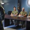 "Unbecoming an Officer" -- Jason leads Bravo Team on his first mission back following surgery, and Ensign Davis faces disciplinary action, on SEAL TEAM, Wednesday, Dec. 11 (9:01-10:00 PM, ET/PT) on the CBS Television Network. The episode was directed by series star and veteran Tyler Grey.  Pictured L to R: Stephen Oyoung as Operations Officer Calvin Lee, Michael Graham as Commander Christopher McGintee and Judd Lormand as Lt. Cdr. Eric Blackburn. Photo: Sonja Flemming/CBS ©2019 CBS Broadcasting, Inc. All Rights Reserved