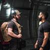 "Fog of War" -- Following a mission failure, Bravo Team conducts a high-stakes After Action Review to identify who\'s responsible for a possible career-ending mistake, on SEAL TEAM, Wednesday, March 4 (9:01-10:00 PM, ET/PT) on the CBS Television Network. Pictured L to R: AJ Buckley as Sonny Quinn and Neil Brown Jr. as Ray Perry. Photo: Ron Jaffe/CBS ©2019 CBS Broadcasting, Inc. All Rights Reserved