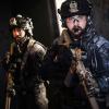 "Fog of War" -- Following a mission failure, Bravo Team conducts a high-stakes After Action Review to identify who\'s responsible for a possible career-ending mistake, on SEAL TEAM, Wednesday, March 4 (9:01-10:00 PM, ET/PT) on the CBS Television Network. Pictured L to R: Neil Brown Jr. as Ray Perry and AJ Buckley as Sonny Quinn. Photo: Erik Voake/CBS ©2019 CBS Broadcasting, Inc. All Rights Reserved