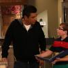 SAINT GEORGE "Having My Baby?" - Episode 4 (Airs Thursday, March 27, 9:00 PM e/p) Pictured: (L-R) George Lopez as George, Kaden Gibson as Harper -- CR. Byron Cohen/FX