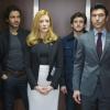 SALVATION, a suspense thriller that centers on Liam Cole, an MIT grad student, and Darius Tanz a tech superstar, who bring Pentagon official Grace Barrows a staggering discovery -- that an asteroid is just six months away from colliding with Earth, premieres Wednesday, July 12th at 9PM ET/PT on CBS Television Network. Pictured: Santiago Cabrera, Jennifer Finnigan,  Charlie Rowe, Ian Anthony Dale. Photo: Sven Frenzel/CBS ÃÂ©2017 CBS Broadcasting Inc. All Rights Reserved