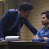 "The Human Strain" -- In order to prove to Harris and Grace that he\'s not a traitor, Darius must reveal one of his most closely guarded secrets. Also, Liam helps Jillian adjust to her new job at Tanz, on SALVATION, Wednesday, August 2 (9:00-10:00 PM, ET/PT) on the CBS Television Network. Pictured: Santiago Cabrera, Ian Anthony Dale. Photo: Ben Mark Holzberg/CBS ÃÂ©2017 CBS Broadcasting Inc. All Rights Reserved
