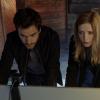 "Keeping the Faith" -- While Darius works to discover who killed his friend Lazlo (Aaron Poole), he is forced to reckon with his past, and Liam discovers who\'s been selling secrets to the Russians, on SALVATION, Wednesday, August 2 (10:00-11:00 PM, ET/PT) on the CBS Television Network. Pictured: Santiago Cabrera, Jennifer Finnigan. Photo: Ben Mark Holzberg/CBS ÃÂ©2017 CBS Broadcasting Inc. All Rights Reserved