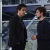 "Patriot Games" - Grace narrowly escapes a deadly assassin and Darius and Liam forge unlikely alliances, on SALVATION, Wednesday, August 23 (9:00-10:00 PM, ET/PT). Pictured: Santiago Cabrera,  Charlie Rowe. Photo: Ben Mark Holzberg/CBS ÃÂ©2017 CBS Broadcasting Inc. All Rights Reserved