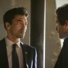 "Crimes & Punishment" -- Grace is asked to lie under oath, Darius tasks Liam with a dangerous mission, and a shocking act of violence plunges the nation into chaos.  	Season two premieres Monday, June 25 (9:00-10:00PM, ET/PT) on the CBS Television Network  Pictured: Ian Anthony Dale, Santiago Cabrera. Photo: Shane Harvey/CBS ÃÂ©2018 CBS Broadcasting, Inc. All Rights Reserved