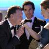 "The Manchurian Candidate" -- Darius, Grace and Harris uncover the darkest secret yet, and Liam reconnects with Jillian, on SALVATION, Monday, August 20 (9:00-10:00 PM, ET/PT) on the CBS Television Network.  Pictured: John Noble, Santiago Cabrera, Jennifer Finnigan  Photo: Robert Falconer/CBS ÃÂ©2018 CBS Broadcasting, Inc. All Rights Reserved