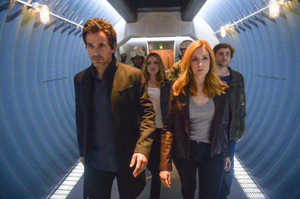 ÃÂGet ReadyÃÂ ÃÂ One last mystery holds the key to saving the world, and Grace must choose how she spends her final days, on the second season finale of SALVATION, Monday, Sept. 17 (9:00-10:00 PM, ET/PT) on the CBS Television Network.  Pictured: Santiago Cabrera, Jacqueline Byers, Jennifer Finnigan, Charlie Rowe.    Photo: Sergei Bachlakov/CBS ÃÂ©2018 CBS Broadcasting, Inc. All Rights Reserved