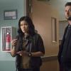 "Revenge" -- When Sylvester accidentally triggers an explosive device during an investigation, Team Scorpion must focus on finding who\'s responsible even while their friend\'s life hangs in the balance, on SCORPION, Monday, Dec. 8 (9:00-9:59 PM, ET/PT), on the CBS Television Network.  Pictured: Jadyn Wong as Happy Quinn, Eddie Kaye Thomas as Toby Curtis.   Photo: Neil Jacobs/CBS ÃÂ©2014 CBS Broadcasting, Inc. All Rights Reserved