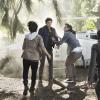 "Young Hearts Spark Fire" -- While on a mission to save lost hikers, Team Scorpion\'s helicopter crashes, igniting a massive wildfire that quickly closes in on them. Also, Sylvester must help their injured pilot who is unable to make it to safer ground, on SCORPION, Monday, March 23 (9:00-9:59 PM, ET/PT) on the CBS Television Network.  Pictured: Jadyn Wong as Happy Quinn, Elyes Gabel as Walter O\'Brien, Eddie Kaye Thomas as Toby Curtis,  Katharine McPhee as Paige Dineen. Photo: Sonja Flemming/CBS ÃÂ©2015 CBS Broadcasting, Inc. All Rights Reserved