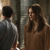 "Satellite of Love" -- The new Director of Homeland Security reunites the team when a nuclear powered Russian satellite is knocked out of orbit and must be diverted before it detonates over Southern California.  Also, Paige and Walter must face their feelings for each other after hospital footage reveals Paige kissed him, on the second season premiere of SCORPION, Monday, Sept. 21 (9:00-10:00 PM, ET/PT) on the CBS Television Network.  Alana De La Garza guest stars as the new head of Homeland Security and KISS front man Gene Simmons makes a cameo appearance as himself.  Scorpion stars Elyes Gabel as Walter O\'Brien, Robert Patrick  as Agent Cabe Gallo, Katharine McPhee as Paige Dineen, Eddie Kaye Thomas	 as Toby Curtis, Jadyn Wong as Happy Quinn, Ari Stidham as Sylvester Dodd, and guest stars Alana De La Garza	as Adriana Molina.		  Photo: Monty Brinton/CBS ÃÂ©2015 CBS Broadcasting, Inc. All Rights Reserved