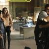 "Satellite of Love" -- The new Director of Homeland Security reunites the team when a nuclear powered Russian satellite is knocked out of orbit and must be diverted before it detonates over Southern California.  Also, Paige and Walter must face their feelings for each other after hospital footage reveals Paige kissed him, on the second season premiere of SCORPION, Monday, Sept. 21 (9:00-10:00 PM, ET/PT) on the CBS Television Network.  Alana De La Garza guest stars as the new head of Homeland Security and KISS front man Gene Simmons makes a cameo appearance as himself.  Scorpion stars Elyes Gabel as Walter O\'Brien, Robert Patrick  as Agent Cabe Gallo, Katharine McPhee as Paige Dineen, Eddie Kaye Thomas	 as Toby Curtis, Jadyn Wong as Happy Quinn, Ari Stidham as Sylvester Dodd, and guest stars Alana De La Garza	as Adriana Molina.		  Photo: Monty Brinton/CBS ÃÂ©2015 CBS Broadcasting, Inc. All Rights Reserved
