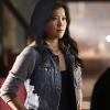 "Satellite of Love" -- The new Director of Homeland Security reunites the team when a nuclear powered Russian satellite is knocked out of orbit and must be diverted before it detonates over Southern California.  Also, Paige and Walter must face their feelings for each other after hospital footage reveals Paige kissed him, on the second season premiere of SCORPION, Monday, Sept. 21 (9:00-10:00 PM, ET/PT) on the CBS Television Network.  Jadyn Wong as Happy Quinn.		  Photo: Monty Brinton/CBS ÃÂ©2015 CBS Broadcasting, Inc. All Rights Reserved