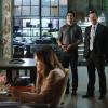 "Satellite of Love" -- The new Director of Homeland Security reunites the team when a nuclear powered Russian satellite is knocked out of orbit and must be diverted before it detonates over Southern California.  Also, Paige and Walter must face their feelings for each other after hospital footage reveals Paige kissed him, on the second season premiere of SCORPION, Monday, Sept. 21 (9:00-10:00 PM, ET/PT) on the CBS Television Network.  Alana De La Garza guest stars as the new head of Homeland Security and KISS front man Gene Simmons makes a cameo appearance as himself.  Scorpion stars Elyes Gabel as Walter O\'Brien, Robert Patrick  as Agent Cabe Gallo, Katharine McPhee as Paige Dineen, Eddie Kaye Thomas	 as Toby Curtis, Jadyn Wong as Happy Quinn, Ari Stidham as Sylvester Dodd, and guest stars Alana De La Garza	as Adriana Molina.		  Photo: Monty Brinton/CBS ÃÂ©2015 CBS Broadcasting, Inc. All Rights Reserved