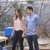 "Fish Filet" -- In order to save the lives of three judges, Sylvester goes undercover in a federal prison but Team Scorpion must break him out when his life is threatened, on SCORPION, Monday, Oct. 5 (9:00-9:59 PM, ET/PT) on the CBS Television Network.  Kevin Weisman returns as Walter\'s new friend, Ray, whom he meets doing his court-mandated community service. Pictured:  Katharine McPhee as Paige, Elyes Gabel as Walter.  Photo: Neil Jacobs/CBS ÃÂ©2015 CBS Broadcasting, Inc. All Rights Reserved