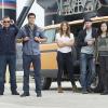 "Super Fun Guys" -- Team Scorpion goes undercover on the "Super Fun Guy" movie set in Kazakstan in order to disable a soviet era nuclear missile being sold by terrorists, on SCORPION, Monday, Oct. 19 (9:00-9:59 PM, ET/PT) on the CBS Television Network.  Pictured: Robert Patrick as Agent Cabe Gallo, Elyes Gabel as Walter O\'Brien, Katharine McPhee as Paige DIneen, Eddie Kaye Thomas as Toby Curtis, Jadyn Wong as Happy Quinn.   Photo: Neil Jacobs/CBS ÃÂ©2015 CBS Broadcasting, Inc. All Rights Reserved