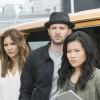 "Super Fun Guys" -- Team Scorpion goes undercover on the "Super Fun Guy" movie set in Kazakstan in order to disable a soviet era nuclear missile being sold by terrorists, on SCORPION, Monday, Oct. 19 (9:00-9:59 PM, ET/PT) on the CBS Television Network.  Pictured: Katharine McPhee as Paige DIneen, Eddie Kaye Thomas as Toby Curtis, Jadyn Wong as Happy Quinn.   Photo: Neil Jacobs/CBS ÃÂ©2015 CBS Broadcasting, Inc. All Rights Reserved
