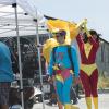 "Super Fun Guys" -- Team Scorpion goes undercover on the "Super Fun Guy" movie set in Kazakstan in order to disable a soviet era nuclear missile being sold by terrorists, on SCORPION, Monday, Oct. 19 (9:00-9:59 PM, ET/PT) on the CBS Television Network.  Pictured: Eddie Kaye Thomas as Toby Curtis, Katharine McPhee as Paige DIneen, Elyes Gabel as Walter O\'Brien. Photo: Neil Jacobs/CBS ÃÂ©2015 CBS Broadcasting, Inc. All Rights Reserved