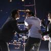 "Tech, Drugs, and Rock \'n Roll" -- Walter\'s attempt to \'normalize\' goes horribly wrong when a nefarious virus is loaded onto his computer, turning Team Scorpion\'s new \'smart\' building project into a burning death trap with people locked inside, on a special 90 minute episode of SCORPION, Monday October 26 (9:30-11:00 PM, ET/PT) on the CBS Television Network.  Pictured:Eddie Kaye Thomas as Toby Curtis, Elyes Gable as Walter O\'Brien, Jadyn Wong as Happy Quinn.  Photo: Sonja Flemming/CBS ÃÂ©2015 CBS Broadcasting, Inc. All Rights Reserved