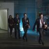 "US vs. UN vs. UK" -- Team Scorpion is blackmailed to break into the United Nations to assist in the assassination of a menacing arms dealer. Also, Sylvester makes a bold move to protect Megan\'s wishes, on SCORPION, Monday, Nov. 16 (9:00-9:59 PM, ET/PT) on the CBS Television Network.  Pictured: Katharine McPhee as Paige Dineen, Eddie Kaye Thomas as Toby Curtis, Elyes Gabel as Walter O\'Brien, Robert Patrick as Agent Cabe Gallo.  Photo: Neil Jacobs/CBS ÃÂ©2015 CBS Broadcasting, Inc. All Rights Reserved