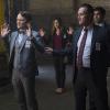 "US vs. UN vs. UK" -- Team Scorpion is blackmailed to break into the United Nations to assist in the assassination of a menacing arms dealer. Also, Sylvester makes a bold move to protect Megan\'s wishes, on SCORPION, Monday, Nov. 16 (9:00-9:59 PM, ET/PT) on the CBS Television Network.  Pictured:  Damon Herriman as Gleason, Katharine McPhee as Paige Dineen, Eddie Kaye Thomas as Toby Curtis, Jadyn Wong as Happy Quinn, Elyes Gabel as Walter O\'Brien, Robert Patrick as Agent Cabe Gallo.  Photo: Neil Jacobs/CBS ÃÂ©2015 CBS Broadcasting, Inc. All Rights Reserved