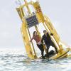 "Sharknerdo" -- Team Scorpion\'s job to find sunken treasure goes awry when Walter and Paige\'s boat explodes, leaving them lost in the middle of the Pacific Ocean surrounded by sharks, on SCORPION, Monday, Feb. 6 (10:00-11:00 PM, ET/PT) on the CBS Television Network. Pictured: Katharine McPhee, Elyes Gabel.   Photo: Monty Brinton/CBS ÃÂ©2016 CBS Broadcasting, Inc. All Rights Reserved