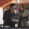 "Broken Wind" -- While on a mission to repair a turbine at a wind farm, Team Scorpion must race to save Paige and Happy before the cable holding the gondola they are in snaps and sends them plummeting to the ground, on SCORPION, Monday, March 20 (10:00-11:00 PM, ET/PT) on the CBS Television Network. Pictured:  Elyes Gabel, Katharine McPhee. Photo: Monty Brinton/CBS ÃÂ©2017 CBS Broadcasting, Inc. All Rights Reserved