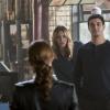"Go With the Flo(rence)" --While tracking a device that can prevent a nuclear meltdown through the Los Angeles sewers, Walter learns the nuances of listening and not offering advice to Paige. Also, Team Scorpion meets Florence (guest star Tina Majorino), their new neighbor at the garage, after she sends a mix of smelly chemicals through their shared ventilation as a warning to keep the noise down, on SCORPION, Monday, Nov. 6 (10:00-11:00 PM, ET/PT) on the CBS Television Network. Pictured:   Katharine McPhee, Elyes Gabel.    Photo: Jessica Brooks/CBS ÃÂ©2017 CBS Broadcasting, Inc. All Rights Reserved