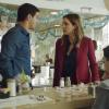 "A Christmas Car-Roll" -- On Christmas Eve, when Walter chooses work over spending quality time with his friends, he falls down the stairs and hits his head. As he lays unconscious, he enters a dream world where Team Scorpion never existed and he meets his guardian angel, on SCORPION, Monday, Dec. 18 (10:00-11:00 PM, ET/PT). Pictured:   Elyes Gabel, Katharine McPhee, Riley B. Smith. Photo:  CBS ÃÂ©2017 CBS Broadcasting, Inc. All Rights Reserved