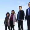 "Wave Goodbye" -- Team Scorpion must prevent an incoming tsunami from hitting a vulnerable nuclear power facility, and Toby secretly helps his ex-fiancÃÂ©e retrieve her stolen identity, on SCORPION, Monday, Jan. 29 (10:00-11:00 PM, ET/PT) on the CBS Television Network. Pictured: Jadyn Wong, Katharine McPhee, Elyes Gabel, Robert Patrick Photo: Monty Brinton/CBS ÃÂ©2017 CBS Broadcasting, Inc. All Rights Reserved