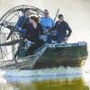 "Gator Done" -- Team Scorpion heads to the bayou to track down a cagey alligator in order to stop a deadly mosquito-borne virus, and Paige teaches Walter the concept of the "white lie." Also, Walter hits Cabe with a tranquilizer gun and Toby must save his life, and Sylvester and Ralph help Patty when the mean girls at her school force her to get a dreaded tardy slip, on SCORPION, Monday, March 19 (10:00-11:00 PM, ET/PT) on the CBS Television Network. Pictured: Elyes Gabel, Katharine McPhee, Eddie Kaye Thomas, Robert Patrick.    Photo: Bill Inoshita/CBS ÃÂ©2018 CBS Broadcasting, Inc. All Rights Reserved