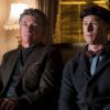 SCREAM QUEENS: L-R: Guest star Alan Thicke and series star Glen Powell in the "Thanksgiving" episode of SCREAM QUEENS airing Tuesday, Nov. 24 (9:00-10:00 PM ET/PT) on FOX. ©2015 Fox Broadcasting Co. Cr: Cook Allender/FOX.