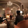 SCREAM QUEENS: L-R: Keke Palmer, Jamie Lee Curtis, Billie Lourd, Oliver Hudson, Diego Boneta, Abigail Breslin,  and Skyler Samuels in the "Thanksgiving" episode of SCREAM QUEENS airing Tuesday, Nov. 24 (9:00-10:00 PM ET/PT) on FOX. ©2015 Fox Broadcasting Co. Cr: Patti Perret/FOX.